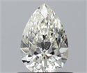 Diamante Natural 0.58 quilates, De pera , Color J, claridad IF y certificado IGI