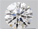 Natural Diamond 0.40 Carats, Round with Excellent Cut, D Color, VVS1 Clarity and Certified by GIA