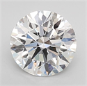 Lab Grown Diamond 1.57 Carats, Round with Ideal Cut, D Color, VS1 Clarity and Certified by IGI
