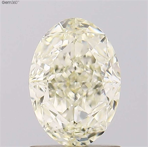 Foto Diamante Natural 1.50 quilates, Ovalado , Color N, claridad VS1 y certificado GIA de