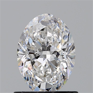 Foto Diamante Natural 0.91 quilates, Ovalado , Color F, claridad VS1 y certificado GIA de