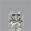 Diamante Natural 0.44 quilates, Radiante , Color J, claridad VVS2 y certificado GIA