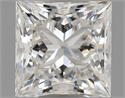 Natural Diamond 0.50 Carats, Princess with  Cut, H Color, VS1 Clarity and Certified by GIA