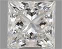 Natural Diamond 0.50 Carats, Princess with  Cut, H Color, VS1 Clarity and Certified by GIA