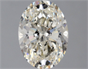 Natural Diamond 1.51 Carats, Oval with  Cut, K Color, VVS1 Clarity and Certified by GIA