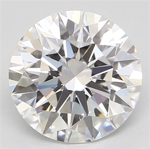 Picture of Natural Diamond 1.08 Carats, Round with Excellent Cut, E Color, IF Clarity and Certified by GIA
