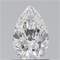 Diamante Natural 0.90 quilates, De pera , Color E, claridad VS1 y certificado GIA