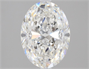 Natural Diamond 3.01 Carats, Oval with  Cut, F Color, SI1 Clarity and Certified by GIA
