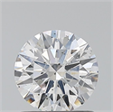 Natural Diamond 0.85 Carats, Round with Excellent Cut, D Color, SI2 Clarity and Certified by GIA
