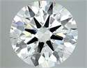Lab Grown Diamond 8.07 Carats, Round with Ideal Cut, F Color, VVS2 Clarity and Certified by IGI