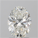 Natural Diamond 1.71 Carats, Oval with  Cut, H Color, VVS1 Clarity and Certified by GIA