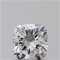 Natural Diamond 1.01 Carats, Cushion with  Cut, D Color, SI1 Clarity and Certified by GIA
