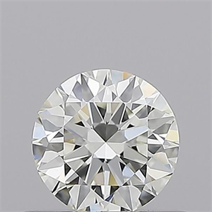 Picture of Natural Diamond 0.40 Carats, Round with Excellent Cut, J Color, VVS2 Clarity and Certified by GIA