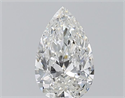 Natural Diamond 0.61 Carats, Pear with  Cut, G Color, SI2 Clarity and Certified by GIA
