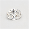 Natural Diamond 3.51 Carats, Oval with  Cut, J Color, SI2 Clarity and Certified by GIA