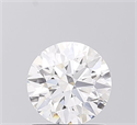 Lab Grown Diamond 1.05 Carats, Round with Ideal Cut, F Color, VS1 Clarity and Certified by IGI