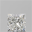 Natural Diamond 1.50 Carats, Princess with  Cut, I Color, VS1 Clarity and Certified by GIA