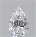 Natural Diamond 0.51 Carats, Pear with  Cut, D Color, VVS1 Clarity and Certified by GIA