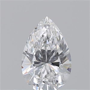 Picture of Natural Diamond 0.51 Carats, Pear with  Cut, D Color, VVS1 Clarity and Certified by GIA