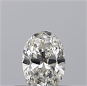 Natural Diamond 0.25 Carats, Oval with  Cut, G Color, VVS1 Clarity and Certified by GIA
