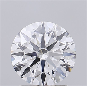 Picture of Lab Grown Diamond 1.54 Carats, Round with Ideal Cut, E Color, VS2 Clarity and Certified by IGI