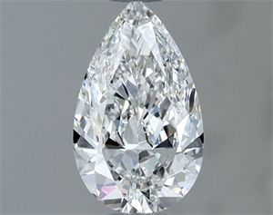 Picture of Natural Diamond 0.80 Carats, Pear with  Cut, E Color, VVS2 Clarity and Certified by GIA