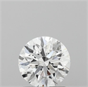 Lab Grown Diamond 1.02 Carats, Round with Ideal Cut, D Color, VS1 Clarity and Certified by IGI