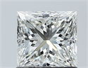 Diamante Natural 1.00 quilates, Princesa , Color I, claridad VS1 y certificado GIA