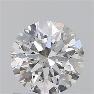 Picture of Natural Diamond 0.60 Carats, Round with Excellent Cut, F Color, SI2 Clarity and Certified by GIA