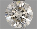 Natural Diamond 0.50 Carats, Round with Excellent Cut, K Color, SI1 Clarity and Certified by IGI