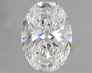 Picture of Natural Diamond 0.70 Carats, Oval with  Cut, F Color, SI1 Clarity and Certified by GIA