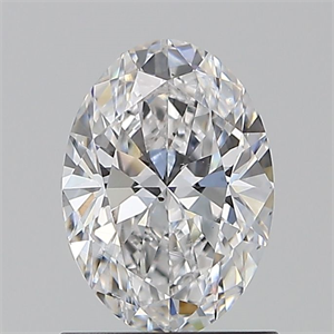 Picture of Natural Diamond 1.00 Carats, Oval with  Cut, D Color, SI1 Clarity and Certified by GIA