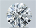 Natural Diamond 1.05 Carats, Round with Excellent Cut, I Color, VS2 Clarity and Certified by GIA