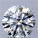 Diamante Natural 1.51 quilates, Redondo , Color H, claridad VS2 y certificado GIA