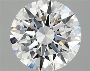 Picture of Lab Grown Diamond 3.10 Carats, Round with Ideal Cut, D Color, VS1 Clarity and Certified by IGI