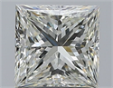 Natural Diamond 1.90 Carats, Princess with  Cut, J Color, VS2 Clarity and Certified by GIA