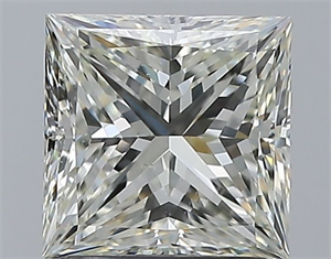 Picture of Natural Diamond 1.90 Carats, Princess with  Cut, J Color, VS2 Clarity and Certified by GIA