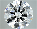 Lab Grown Diamond 8.54 Carats, Round with Excellent Cut, E Color, VVS2 Clarity and Certified by IGI
