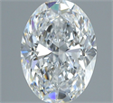 Natural Diamond 1.18 Carats, Oval with  Cut, E Color, VS1 Clarity and Certified by GIA