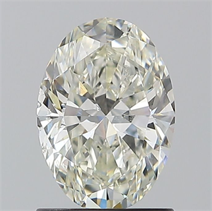 Foto Diamante Natural 1.20 quilates, Ovalado , Color J, claridad SI2 y certificado GIA de