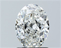 Natural Diamond 1.20 Carats, Oval with  Cut, G Color, VS2 Clarity and Certified by GIA