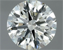 Natural Diamond 0.70 Carats, Round with Excellent Cut, M Color, VVS2 Clarity and Certified by GIA