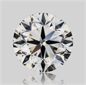 Natural Diamond 0.90 Carats, Round with Very Good Cut, F Color, VVS1 Clarity and Certified by IGI