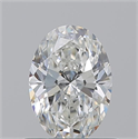Diamante Natural 0.70 quilates, Ovalado , Color G, claridad IF y certificado GIA