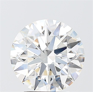 Picture of Lab Grown Diamond 3.09 Carats, Round with Ideal Cut, F Color, VVS1 Clarity and Certified by IGI