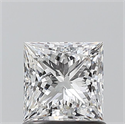 Natural Diamond 1.01 Carats, Princess with  Cut, E Color, VS1 Clarity and Certified by GIA