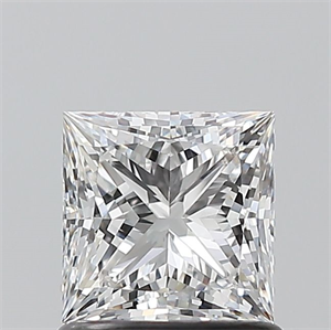 Picture of Natural Diamond 1.01 Carats, Princess with  Cut, E Color, VS1 Clarity and Certified by GIA