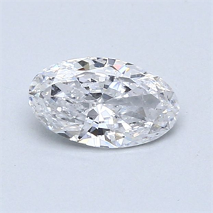 Picture of Natural Diamond 0.50 Carats, Oval with  Cut, D Color, SI2 Clarity and Certified by GIA