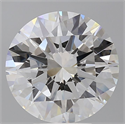 Lab Grown Diamond 5.52 Carats, Round with Excellent Cut, E Color, VVS2 Clarity and Certified by IGI