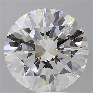 Picture of Lab Grown Diamond 5.52 Carats, Round with Excellent Cut, E Color, VVS2 Clarity and Certified by IGI